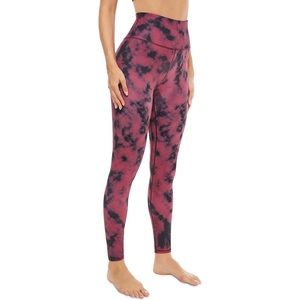 High Rise Tie-Dye Yoga Workout Leggings